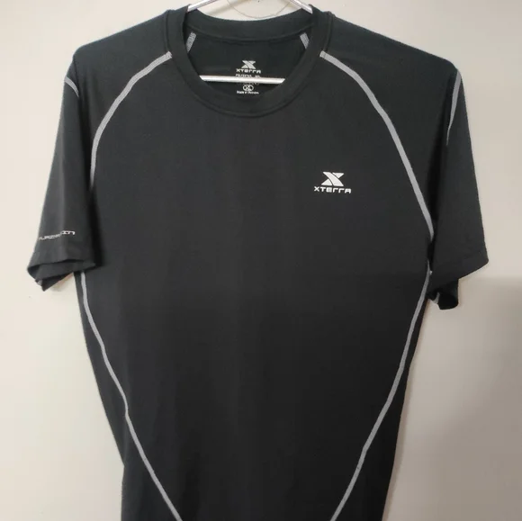 Round Neck Black Active Wear(UNISEX) - Picture 5 of 7